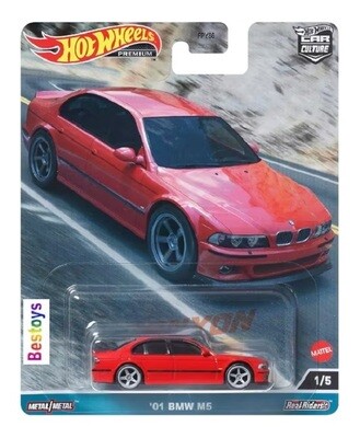 Hot Wheels Car Culture Set Canyon Warriors Volvo Ford Sierra BMW M5 Mercedes Porsche