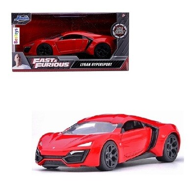 JADA Diecast Model Car 24037 Lykan Hypersport Fast &amp; Furious Movie Film TV 1/32 scale