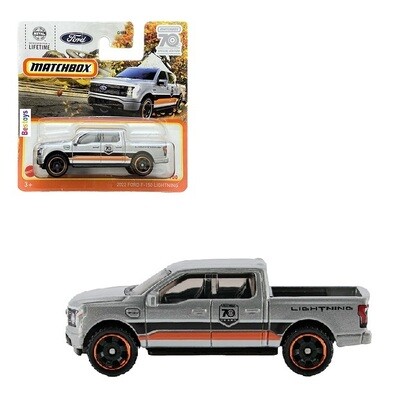 Matchbox Diecast Model Car 2023 20/100 Ford F 150 F150 Lightning 2022 70th Anniversary 1/64 scale