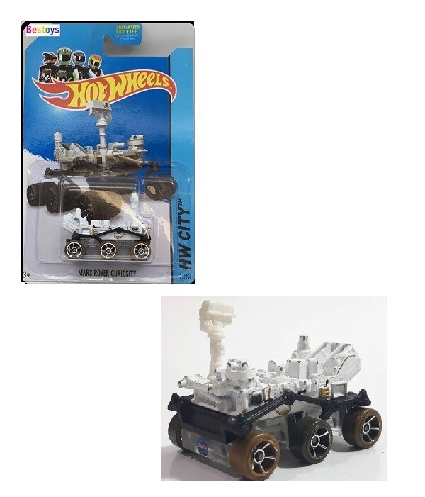 Hotwheels Hot Wheels Diecast Model Car 2014 71/250 Mars Rover Curiosity Explorer