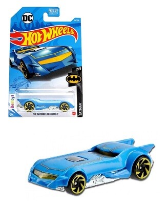 Hotwheels Hot Wheels Diecast Model Car 2021 56/250 Batman Batmobile DC Comics 1/64 scale