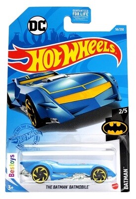 Hotwheels Hot Wheels Diecast Model Car 2021 56/250 Batman Batmobile DC Comics 1/64 scale