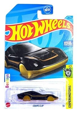 Hotwheels Hot Wheels Diecast Model Car 2022 23/250 Coupe Clip Keyring Model Experimotors
