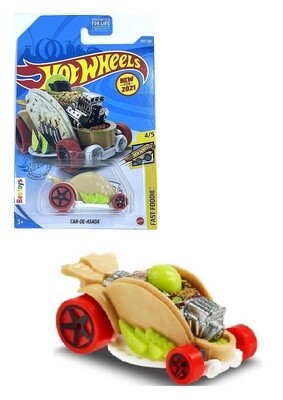 Hotwheels Hot Wheels Diecast Model Car First Edition 2021 108/250 Car-De-Asada Fast Foodie