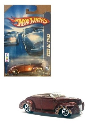 Hotwheels Hot Wheels Diecast Model Car 2008 69/196 Ford 1949 Convertible All Stars 1/64 scale