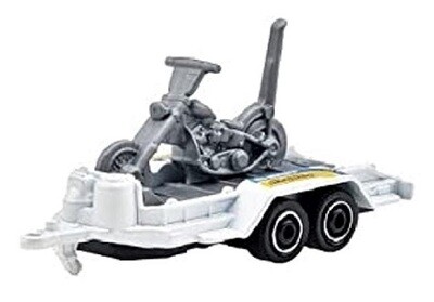 Matchbox 2022 98/100 MBX Motorcycle Trailer with Chopper Bike