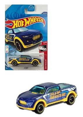 Hotwheels Hot Wheels Diecast Model Car 2022 185/250 2 Tuff &quot;Surf Rescue&quot; Rescue 1/64 scale