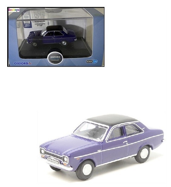 Oxford Diecast Model Car FE002 Ford Escort MK 1 MKI 1/76 OO Railway scale