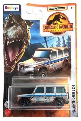 Matchbox Diecast Model Car Jurassic World Dominion Mercedes Benz G 550 G550 2014 1/64 scale