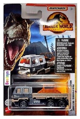 Matchbox Diecast Model Car Jurassic World Dominion Off Road Offroad Rescue Rig Truck