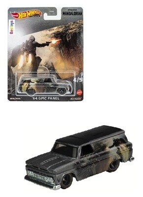 Hotwheels Hot Wheels Diecast Model Car Pop Culture Star Wars Mandalorian GMC Panelvan 1964 1/64 scale