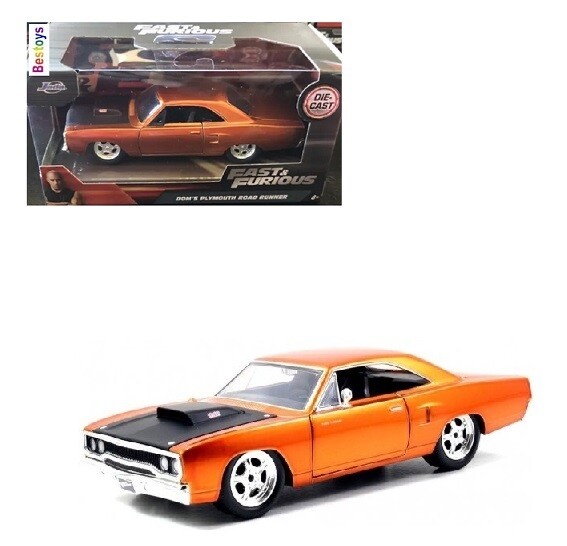 JADA Diecast Model Car Plymouth Road Runner Dom Fast &amp; Furious Movie Film TV 1/32 scale