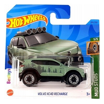 Hotwheels Hot Wheels Diecast Model Car 2023 201/250 Volvo XC 40 XC40 Recharge Mud Studs