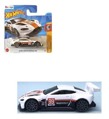 Hotwheels Hot Wheels Diecast Model Car 2023 98/250 Aston Martin Vantage GTE No 99 Turbo 1/64 scale