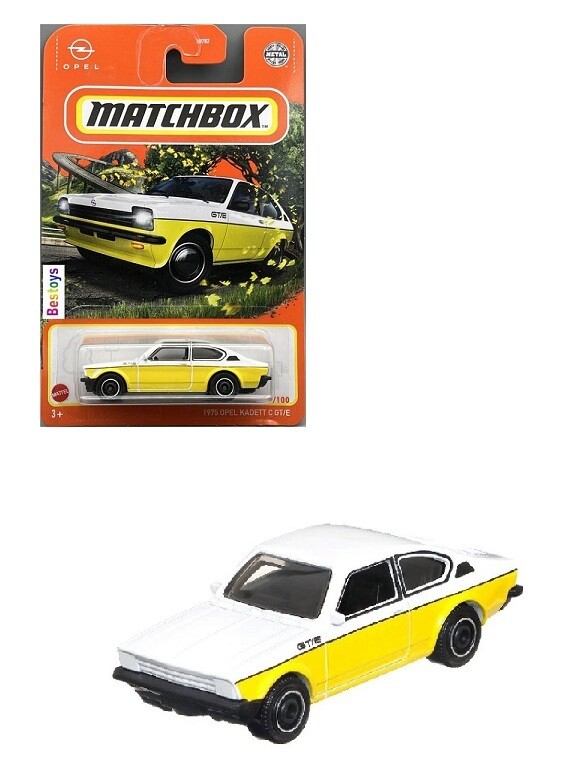 Matchbox Diecast Model Car 2022 56/100 Opel Kadett C GT/E 1975 1/64 scale