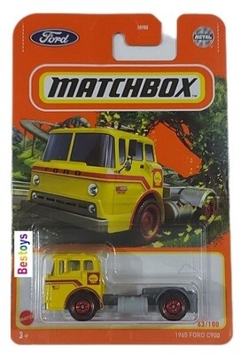 Matchbox Diecast Model Car 2022 63/100 Ford C 900 C900 Truck 1965 "Shell" new