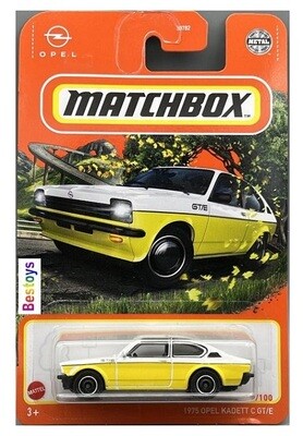 Matchbox Diecast Model Car 2022 56/100 Opel Kadett C GT/E 1975 1/64 scale