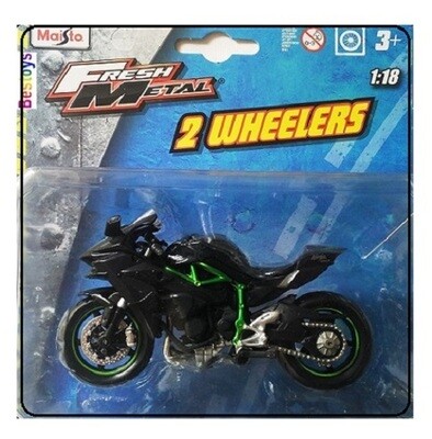 Maisto Diecast Model Motorcycle Motorbike Bike Kawasaki Ninja H2 R H2R 1/18 scale
