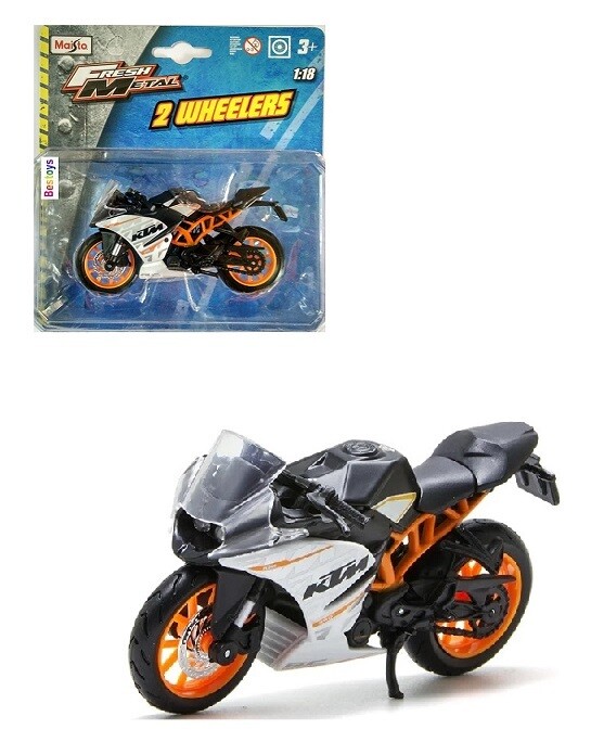 Maisto Diecast Model Motorcycle Bike KTM RC 390 RC390 1/18 scale