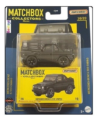 Matchbox Diecast Model Car 2021 Collectors Mercedes Benz G 500 G500 Cabrio 1/64 scale