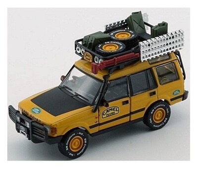 BM Creations Diecast Model Car B0194 Land Rover Discovery 1 "Camel" Adventure + accessories 1/64 scale
