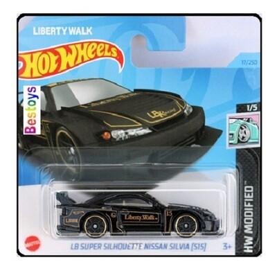 Hot Wheels 2023 17/250 Nissan Silvia S15 LB Super Silhouette "Liberty Walk" Modified