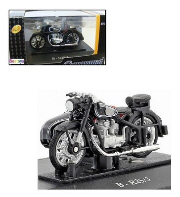 Cararama Diecast Model Motorbike Motorcycle BMW R 25/3 R25/3 & Sidecar 1/43 scale