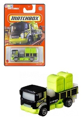 Matchbox Diecast Model Car 2022 56/100 Poop King Portaloo Truck