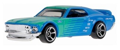Hotwheels Hot Wheels Diecast Model Car 2023 244/250 Ford Mustang Boss 302 1969 "Falken" Then &amp; Now 1/64 scale
