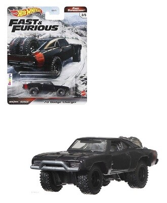 Hot Wheels Hotwheels Diecast Model Car Fast &amp; Furious Fast Superstars Dodge Charger 1970 Offroad Movie Film TV 1/64 scale