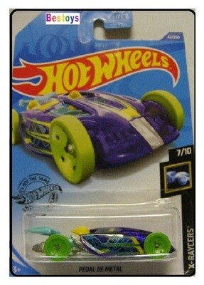 Hotwheels Hot Wheels Diecast Model Car 2020 42/250 Pedal De Metal X-Raycers 1/64 scale