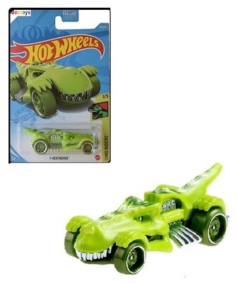 Hotwheels Hot Wheels Diecast Model Car 2021 24/250 T-Rextroyer Dinosaur Dino Racers