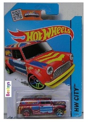 Hotwheels Hot Wheels Diecast Model Car 2014 27/250 Austin Mini Van 1967 1/64 scale