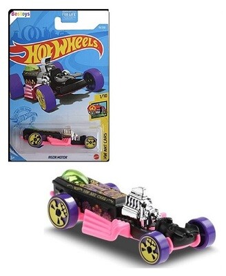 Hotwheels Hot Wheels Diecast Model Car 2021 19/250 Rigor Motor Art Cars