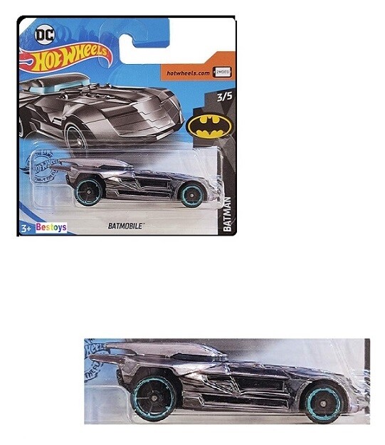 Hotwheels Hot Wheels Diecast Model Car 2020 9/250 Batman Batmobile DC Comics 1/64 scale