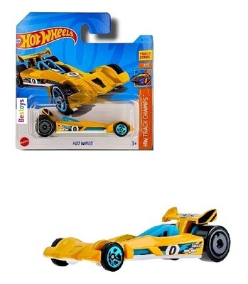 Hotwheels Hot Wheels Diecast Model Car 2023 41/250 Hot Wired No 0 Track Champs 1/64 scale