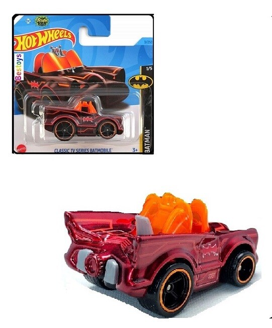 Hotwheels Hot Wheels Diecast Model Car 2022 3/250 Batman Batmobile Classic TV Series Tooned