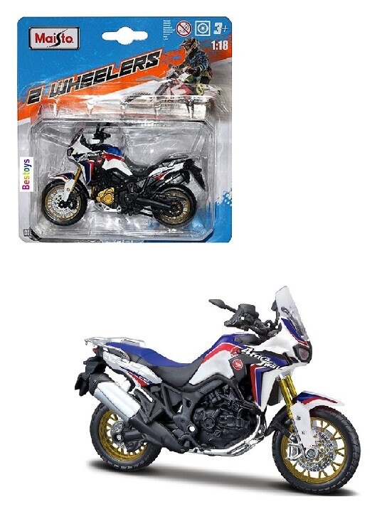Maisto Motorcycle Bike Honda CRF 1000 Africa Twin 1/18 scale