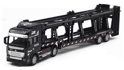 Diecast Model Truck & Trailer Car Transporter Car Carrier 1/55 scale
