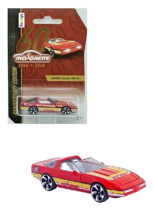 Majorette Diecast Model Car Anniversary Edition Chevy Chevrolet Corvette ZL 1 ZL1 1980 1/64 scale