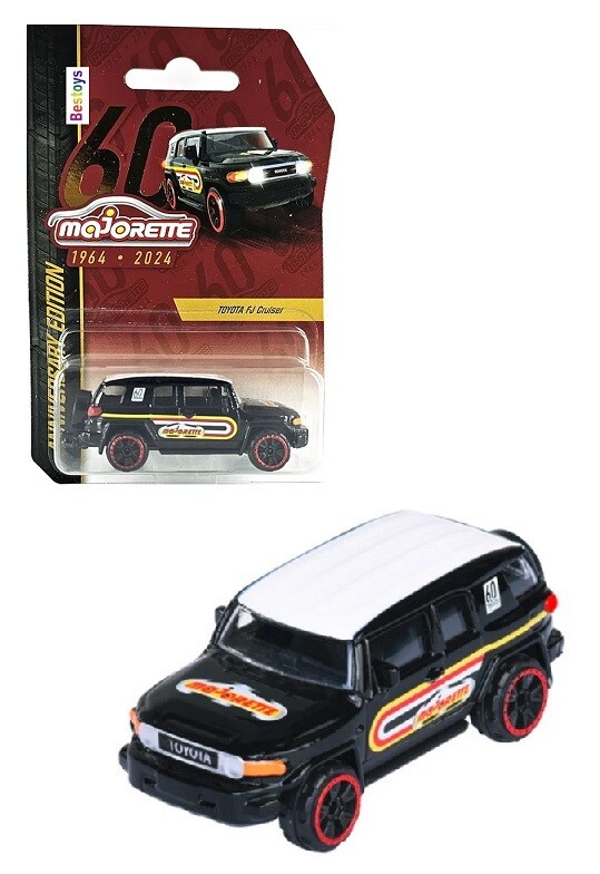 Majorette Diecast Model Car Anniversary Edition Toyota FJ Cruiser 1/64 scale