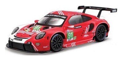 Burago 28016 Porsche 911 RSR LM 2020 No 91 "TAG Heuer" Motorsport