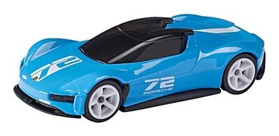 Majorette Diecast Model Car Porsche Series Porsche Vision Gran Turismo No 72 + Collector Tin 1/64 scale