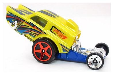 Hotwheels Hot Wheels Diecast Model Car 2023 186/250 Poppa Wheelie Drag Strip