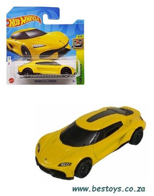Hotwheels Hot Wheels Diecast Model Car 2023 188/250 Koenigsegg Gemera Exotics 1/64 scale