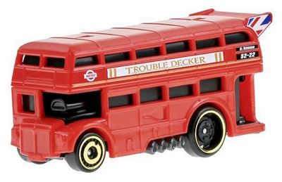 Hotwheels Hot Wheels Diecast Model Car 2023 202/250 Trouble Decker Bus Metro