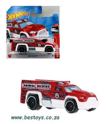Hotwheels Hot Wheels Diecast Model Car 2023 192/250 Rescue Duty &quot;Animal Rescue&quot; Rescue