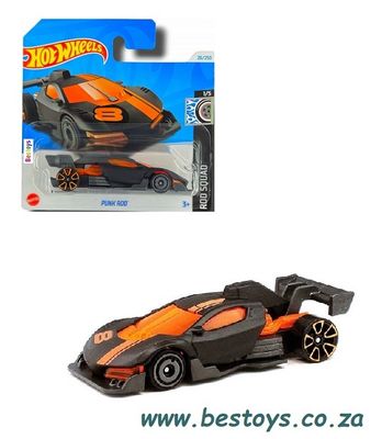 Hotwheels Hot Wheels Diecast Model Car 2024 26/250 Punk Rod No 8 Rod Squad 1/64 scale