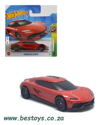 Hotwheels Hot Wheels Diecast Model Car 2023 188/250 Koenigsegg Gemera Exotics 1/64 scale