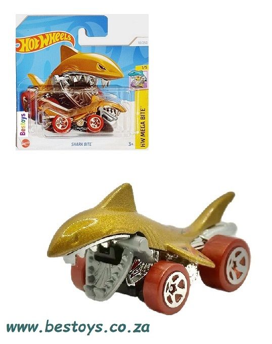 Hotwheels Hot Wheels Diecast Model Car 2024 18/250 Shark Bite Mega Bite